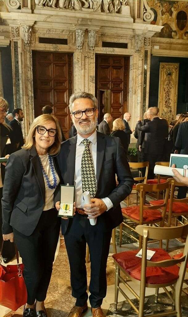 Giorgio e moglie Luana