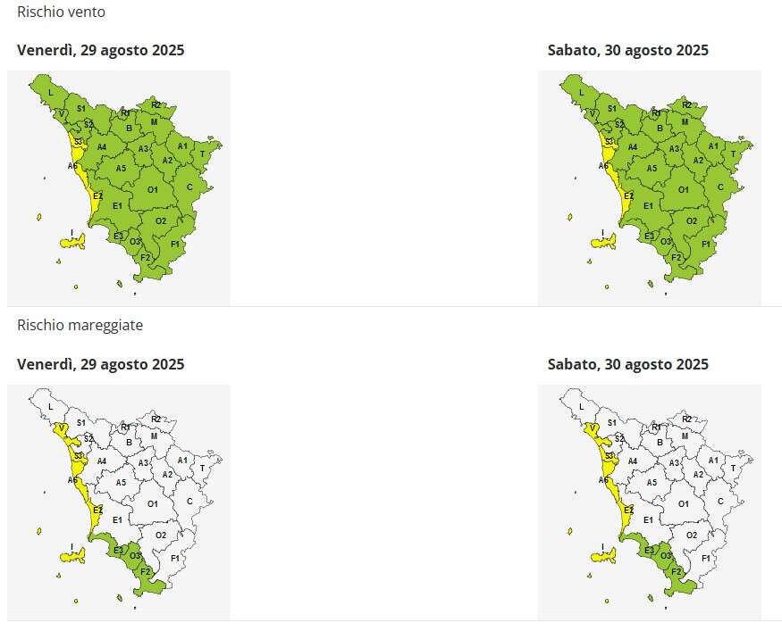 allerta meteo vento 29 agosto