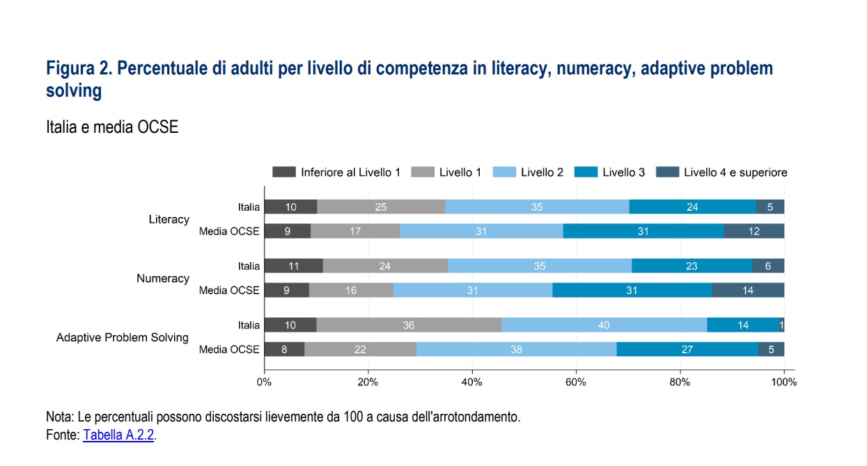 analfabetismo funzionale ocse piaac
