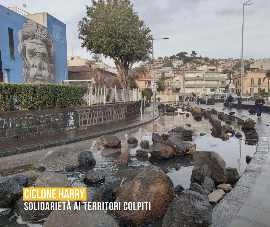 Altro che ponte sullo Stretto, dal ciclone Harry danni per 740 milioni di euro solo in Sicilia