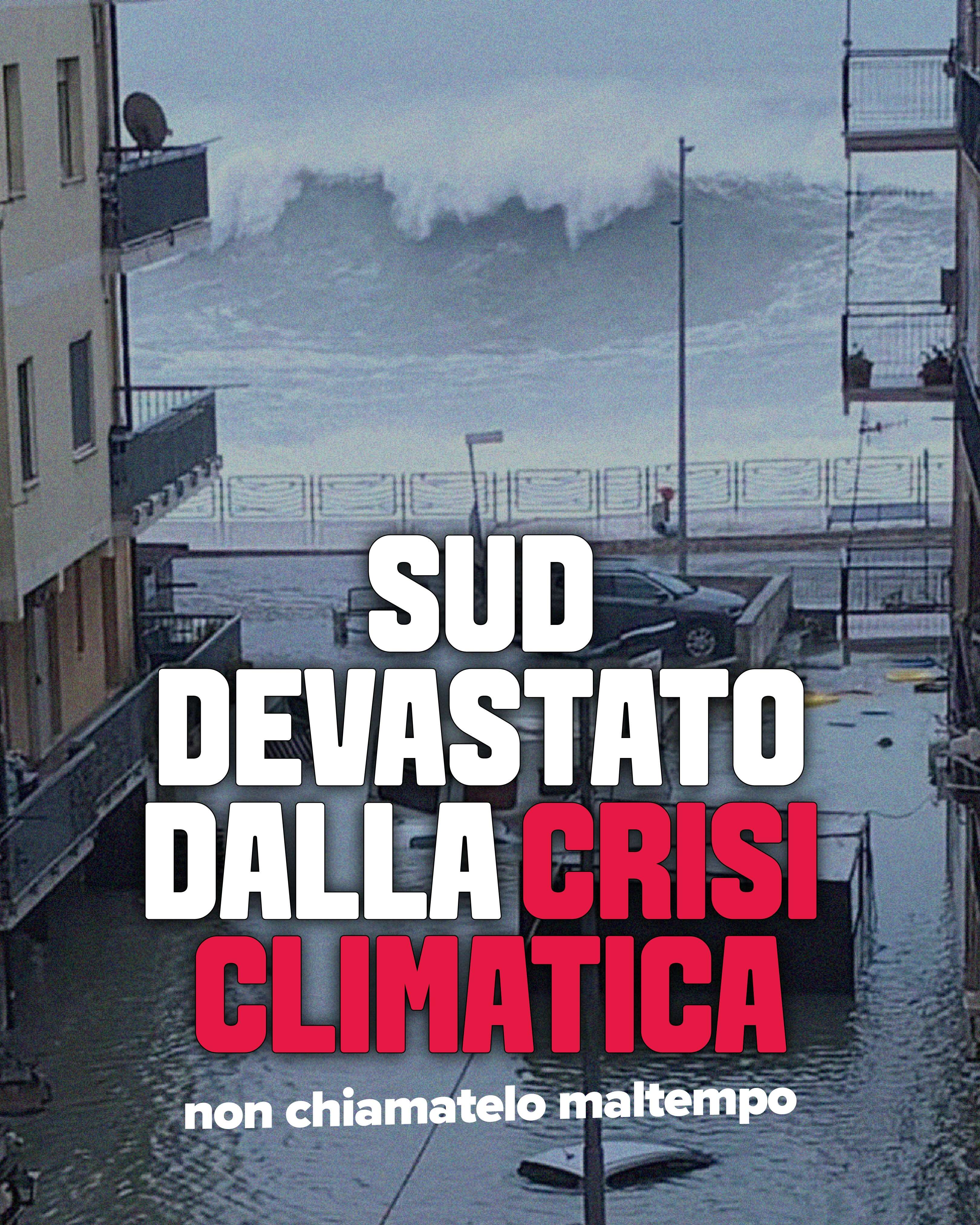 Ciclone Harry, gli ambientalisti propongono un patto per il clima: «Non si può aspettare la prossima emergenza»