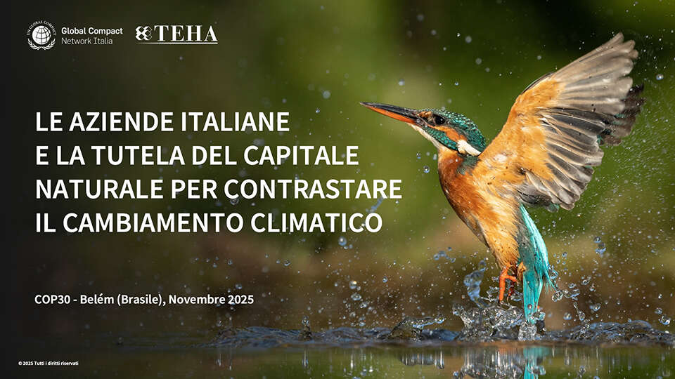 Il 78% delle imprese italiane riconosce il valore della natura, ma solo il 42% monitora gli impatti