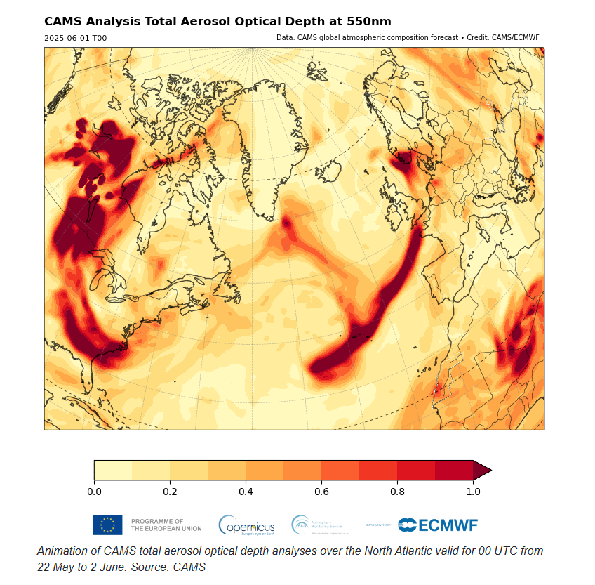 copernicus incendi canada