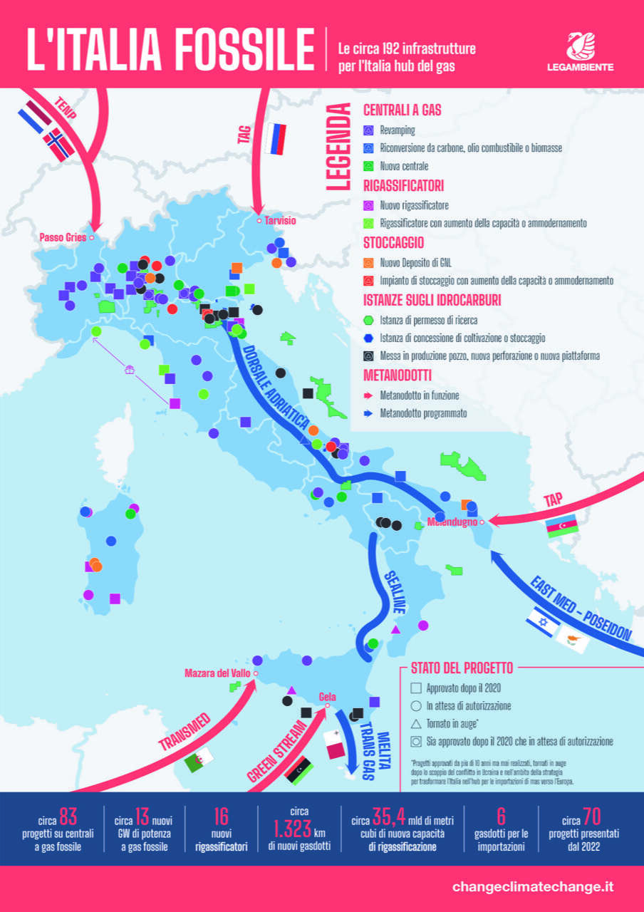 «Stop Fossili, Start Rinnovabili»: iniziative targate Legambiente nei luoghi simbolo dell’Italia fossile