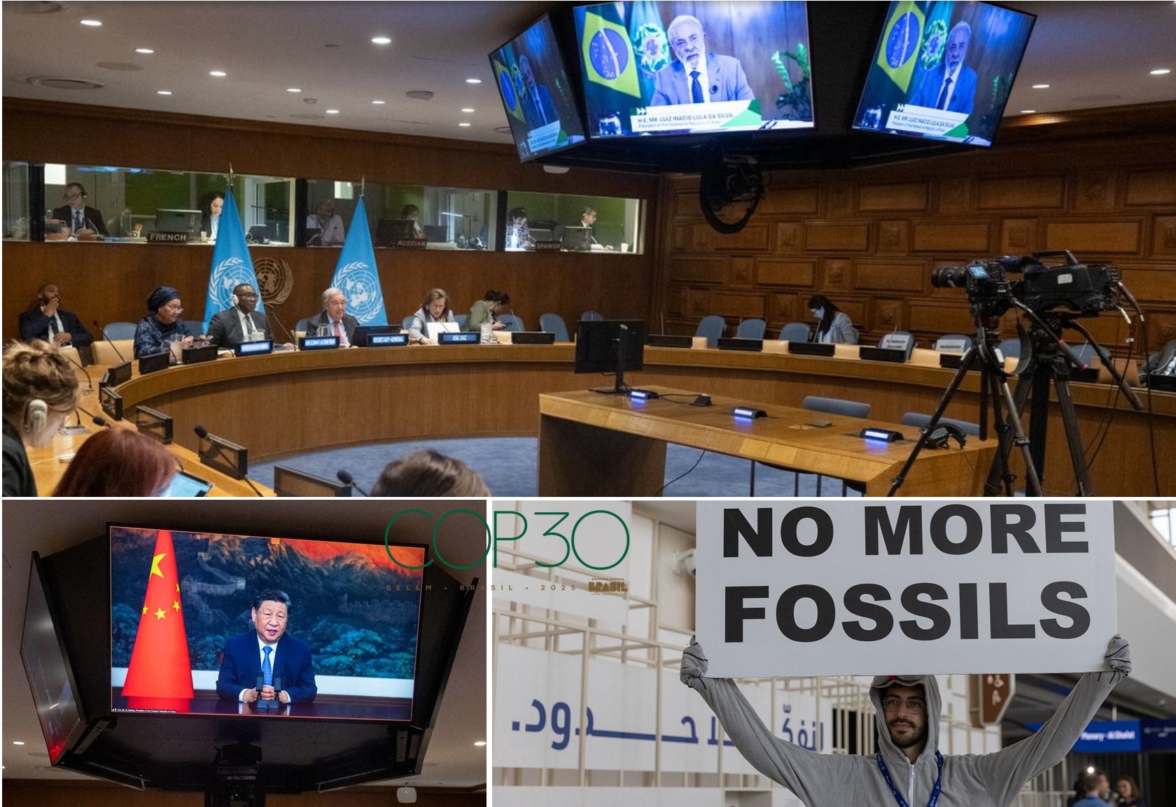 Lula e Guterres ai leader mondiali: negare la crisi climatica non la farà sparire