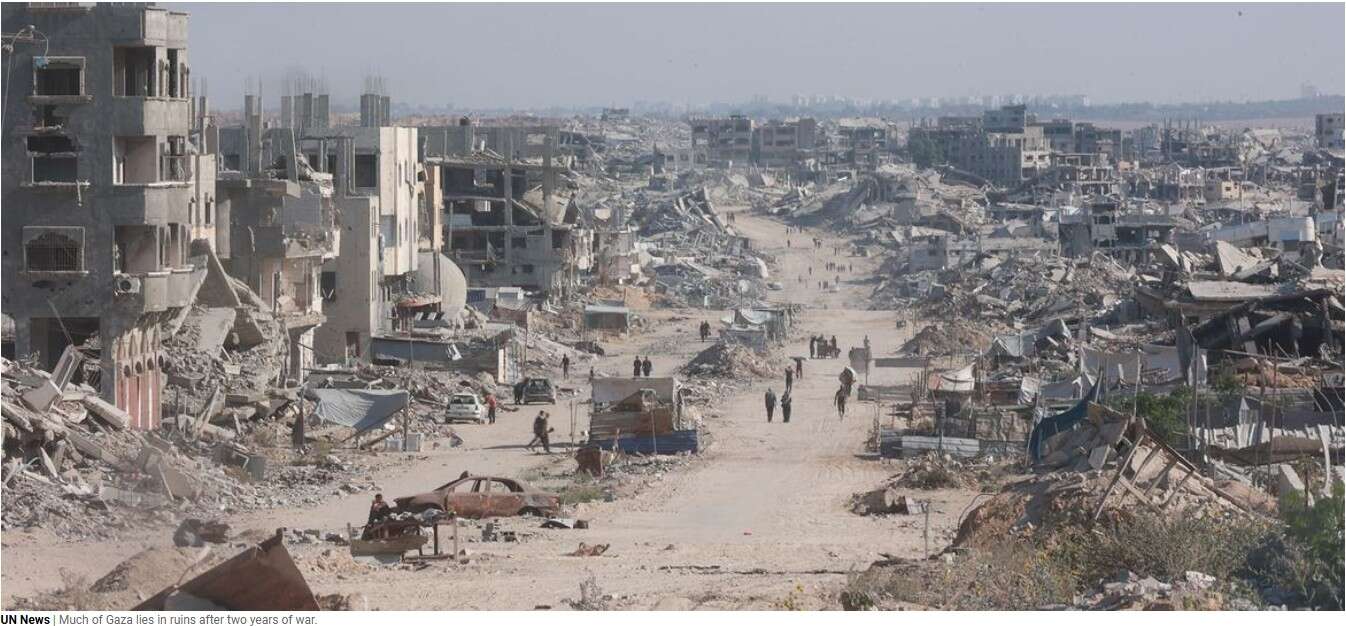 Gaza oggi è una distesa di macerie. Onu: sono tra 55 e 60 milioni di tonnellate