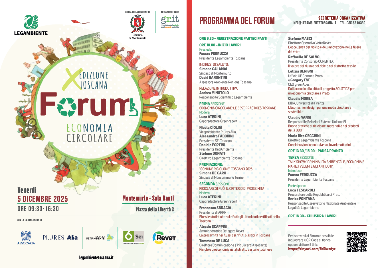 Legambiente Toscana alza il sipario sul X Forum economia circolare: ecco come partecipare