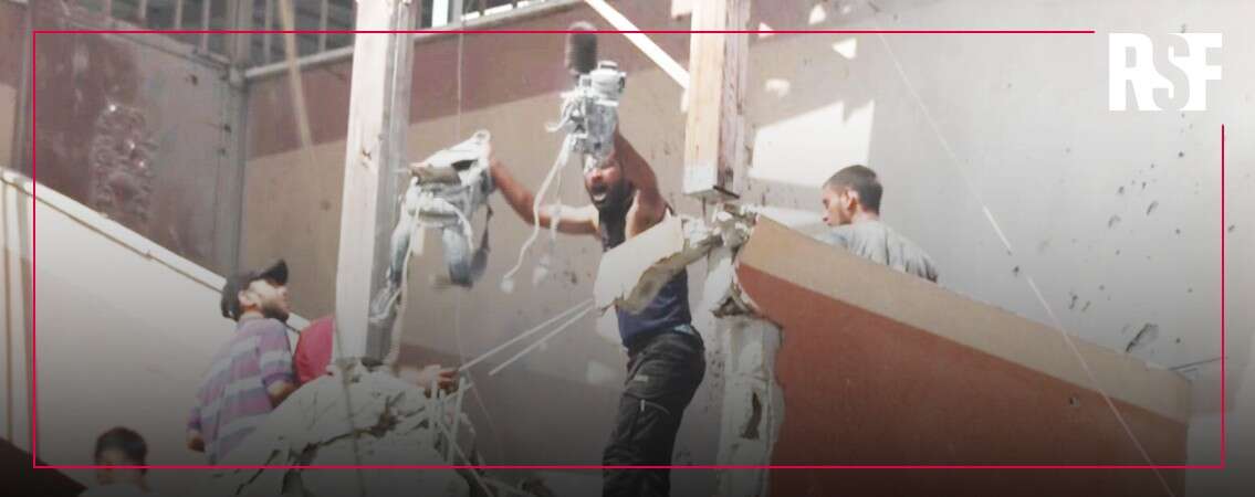 reporter senza frontiere giornalisti nasser gaza