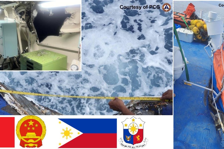 Pesca, petrolio e rotte marittime: scontro tra navi di Filippine e Cina