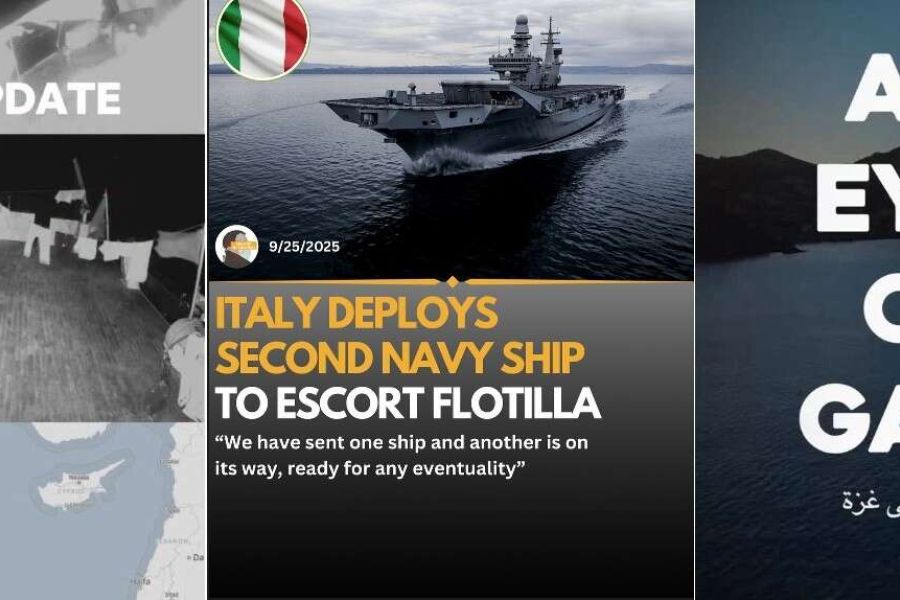 Serve una squadra navale europea in aiuto della Global Sumud Flotilla