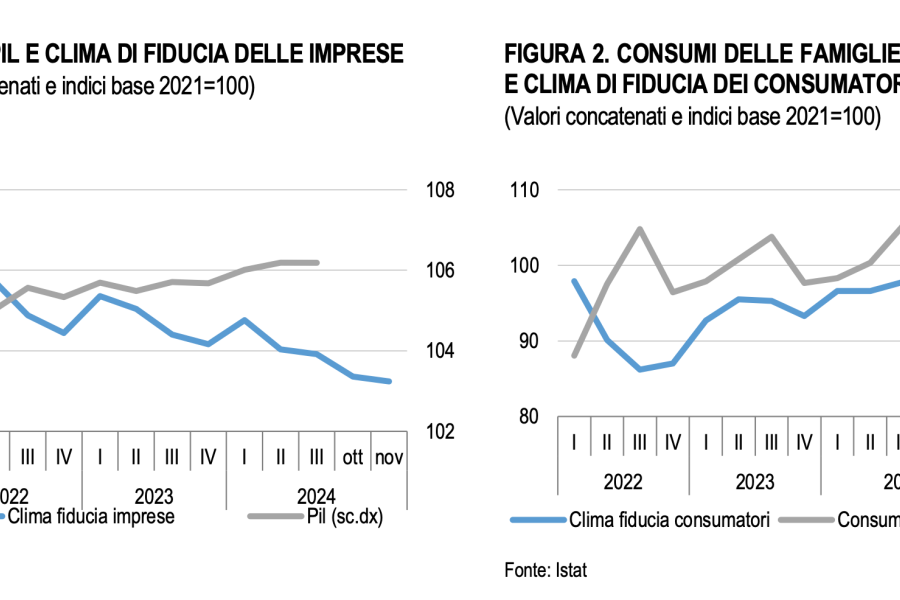 L’Italia nella fotografia Istat: crescita dimezzata allo 0,5% nel 2024 e tasso aumento investimenti a zero dal ‘25
