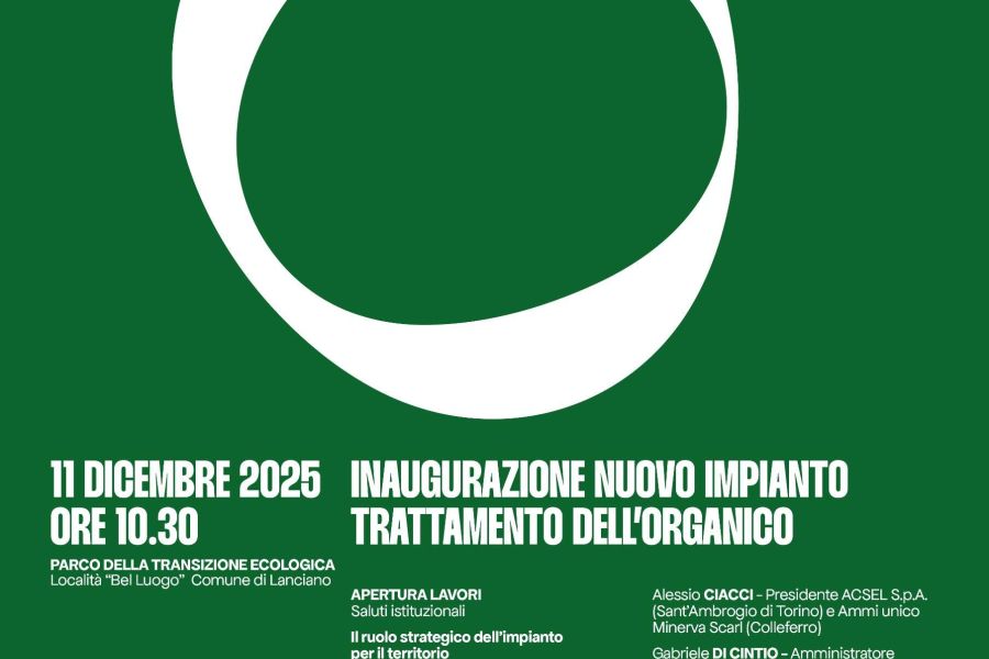 Rifiuti, nel Parco della transizione ecologica di Lanciano al via un nuovo impianto per l’organico